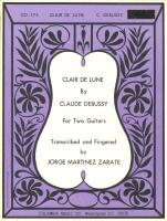 Clair de Lune : For Two Guitars [CO-175]