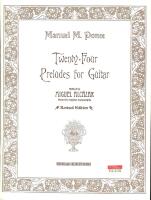 Twenty-Four Preludes for Guitar