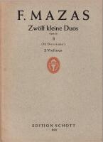 Zw&ouml;lf kleine Duos, Opus 38 II, 2 violinen [Edition Schottisen 668]