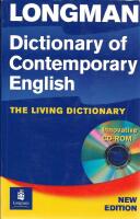 Longman dictionary of contemporary English ; Longman language activator ; Longman dictionary of English language and culture
