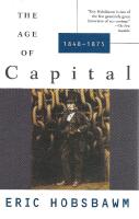 The age of capital, 1848-1875