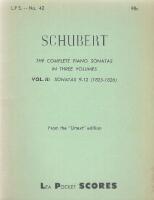 The Complete Piano Sonatas in Three Volumes, Volume. II : Sonatas 9-12 (1825-1826) [L.P.S. No. 42]