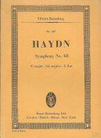 Symphony No. 88, G major [Edition Eulenburg No. 487]