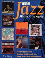 Goldmine Jazz Album Price Guide
