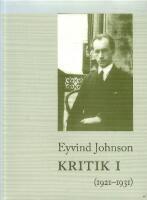 Kritik. 1, 1921-1931