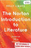 The Norton Introduction to Literature