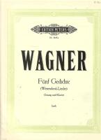 Fünf Gedichte : Gesang und Klavier - hoch [Edition Peters, Nr. 3445a]