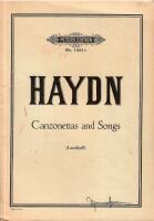 Canzonettas and Songs [Peters Edition No. 1351a]