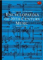 The Thames and Hudson Encyclopedia of 20th-Century Music