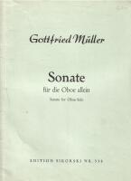 Sonate f&uuml;r die Oboe allein / Sonata for Oboe-Solo [Edition Sikorski No. 338]