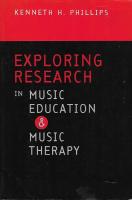 Exploring Research in Music Education & Music Therapy