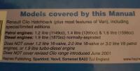 Renault Clio Service and Repair Manual
