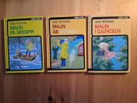 1) Malin p&aring; Missippi, 2) Malin i djungeln, 3) Malin &auml;r osynlig