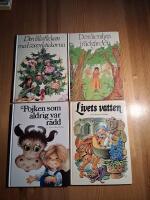1) Den lilla flickan med svavelstickorna, 2) Livets vatten, 3) Pojken som aldrig var r&auml;dd, 4) Den hemliga tr&auml;dg&aring;rden
