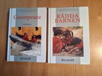 1) Greenpeace, 2) R&auml;dda barnen