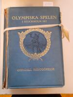 V. OLYMPIADEN. Officiell redog&ouml;relse f&ouml;r olympiska spelen i Stocholm 1912.