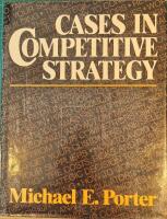 Cases in competitive strategy
