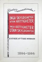 F&ouml;rsta Internationalen 1864-1964. Jubileumshistorik
