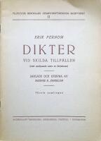 Dikter vid skilda tillf&auml;llen. Samlade och utgivna av Magnus R. Jungblom