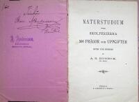 Naturstudium under Skolferierna 500 fr&aring;gor och uppgifter efter tysk f&ouml;rebild