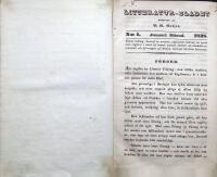 Litteratur-Bladet 1838-1839 + 3 bihang till Litteratur-Bladet 1840. 1,2,3 h&auml;ftet