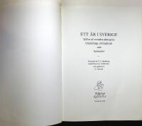 Ett &aring;r i Sverige. Taflor av svenska allmogens kl&auml;dedr&auml;gt, lefnadss&auml;tt och hemseder. Tecknade af J.G. Sandberg, beskrifne af A. Grafstr&ouml;m