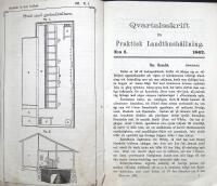 Qvartalsskrift f&ouml;r Praktisk Landthush&aring;llning. F&ouml;rsta &aring;rg. 1862. h&auml;fte 1-4. 252 s. + 4 planscher, med 9 tr&auml;snitt i texten
