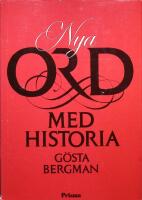 Nya ord med historia