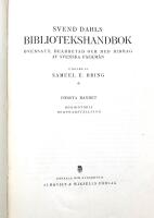 Svend Dahls Bibliotekshandbok I och II