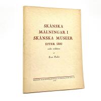 Sk&aring;nska m&aring;lningar i sk&aring;nska museer efeter 1800