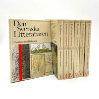 Den svenska litteraturen Del I-VII - Komplett utg&aring;va i presentkartong