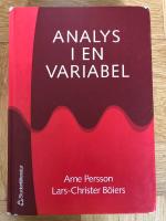 Analys i en variabel