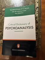 A critical dictionary of psychoanalysis
