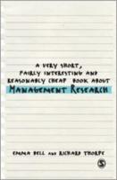A very short, fairly interesting and reasonably cheap book about management research