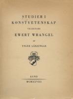 Studier i konstvetenskap till&auml;gnade Ewert Wrangel av yngre l&auml;rljungar