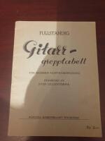 FULLST&Auml;NDIG GITARR-GREPPTABELL