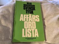Svensk-tysk aff&auml;rsordlista