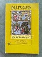 Res publica : &Ouml;stlings bokf&ouml;rlag Symposions teoretiska och litter&auml;ra tidskrift