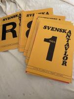 Svenska Antavlor Band I! h&auml;fte 1-10 plus register. Nr 75-137