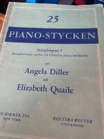 Pianostycken 25 av Diller-Quaile