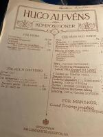 Skogen Sover av Hugo Alfv&eacute;n