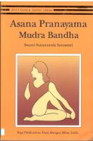 Asana Pranayama Mudra Bandha