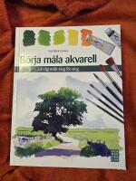 B&ouml;rja m&aring;la akvarell