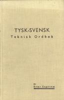 TYSK-SVENSK teknisk Ordbok