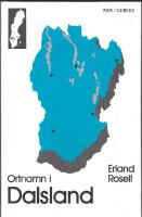 Ortnamn i Dalsland