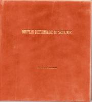 Nouveau dictionnaire de sexologie  Sexologia lexicon