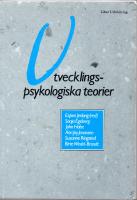 Utvecklingspsykologiska teorier : en introduktion