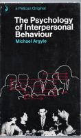 The psychology of interpersonal behaviour
