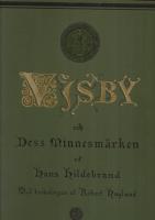 VISBY och dess minnesm&auml;rken