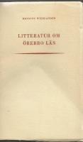 LITTERATUR OM &Ouml;REBRO L&Auml;N